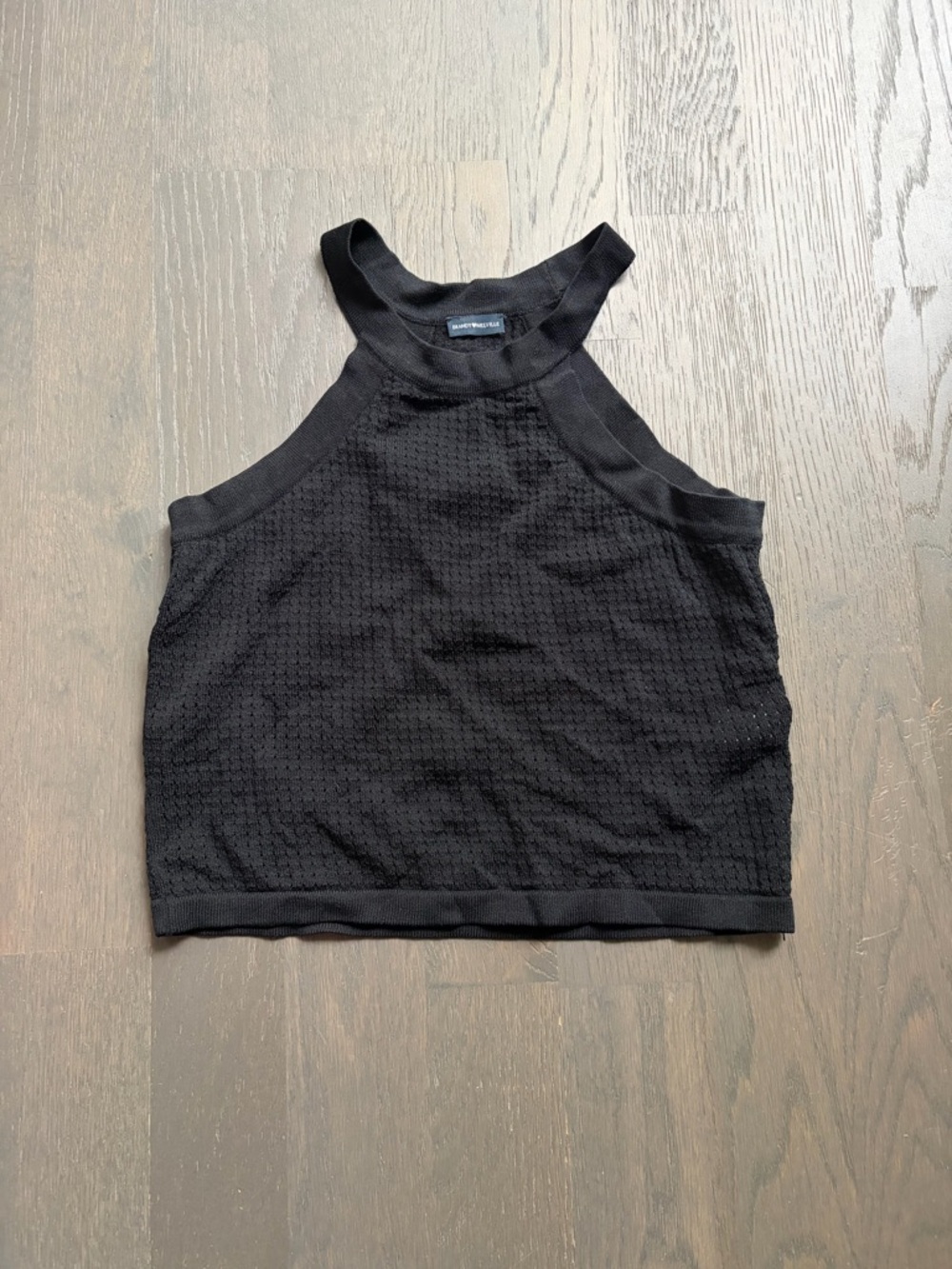 Brandy Melville RARE mesh black tank top